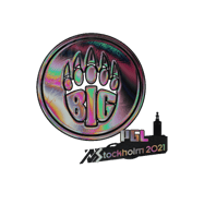 Sticker | BIG (Holo) | Stockholm 2021