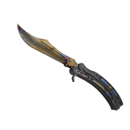 StatTrak™ ★ Butterfly Knife | Case Hardened (Minimal Wear)