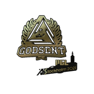 Sticker | GODSENT (Gold) | Stockholm 2021