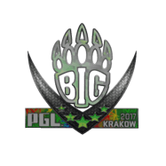Sticker | BIG (Holo) | Krakow 2017