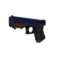 StatTrak™ Glock-18 | Blue Fissure (Minimal Wear)