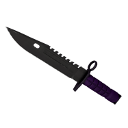 ★ M9 Bayonet | Ultraviolet (Battle-Scarred)