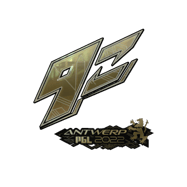 Sticker | 9z Team (Gold) | Antwerp 2022