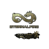 Sticker | Eternal Fire (Gold) | Antwerp 2022