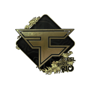 Sticker | FaZe Clan (Gold) | Rio 2022
