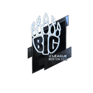 Sticker | BIG (Foil) | Boston 2018