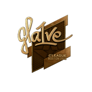 Sticker | gla1ve (Gold) | Boston 2018