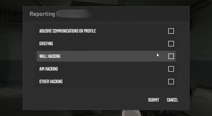 CS2 Cheater Reporting