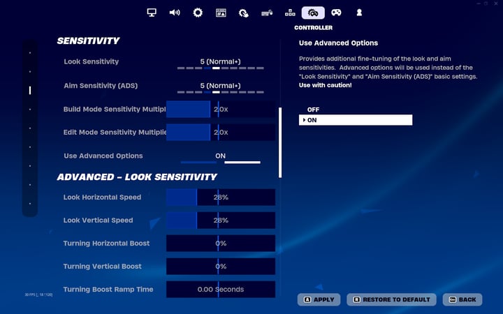 Best Controller Settings for Fortnite - ProSettings.net