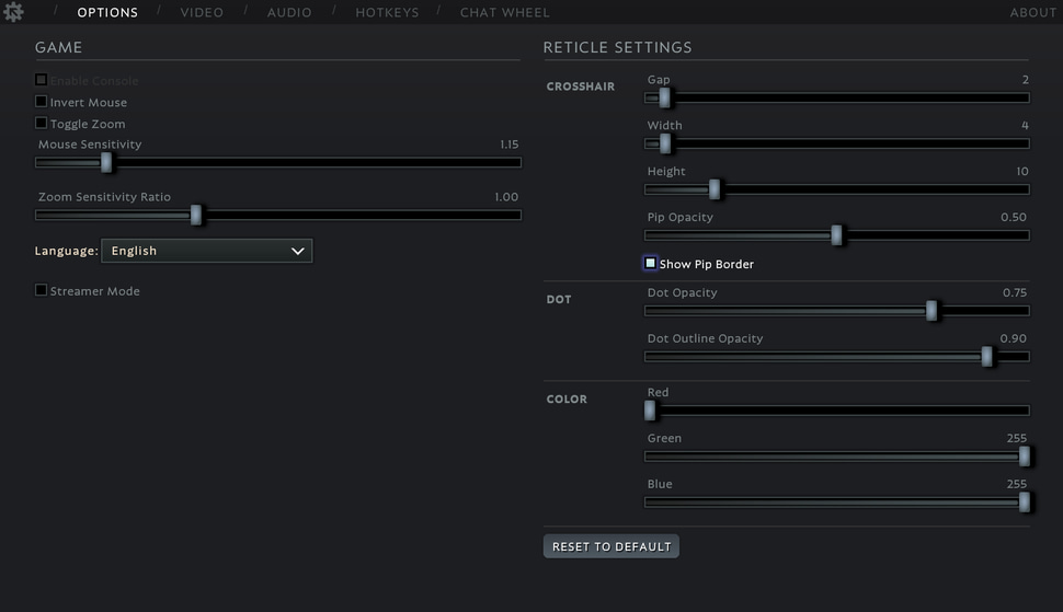 Best Deadlock Crosshair Settings - August 2024