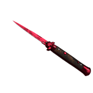 ★ StatTrak™ Stiletto Knife | Doppler Ruby (Factory New)