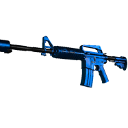 M4A1-S | Blue Phosphor (Minimal Wear)