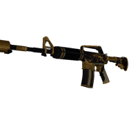 M4A1-S | Golden Coil (Minimal Wear)