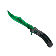 ★ StatTrak™ Butterfly Knife | Gamma Doppler Emerald (Factory New)