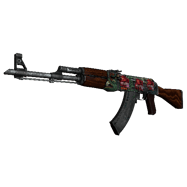 StatTrak™ AK-47 | Fire Serpent (Battle-Scarred)
