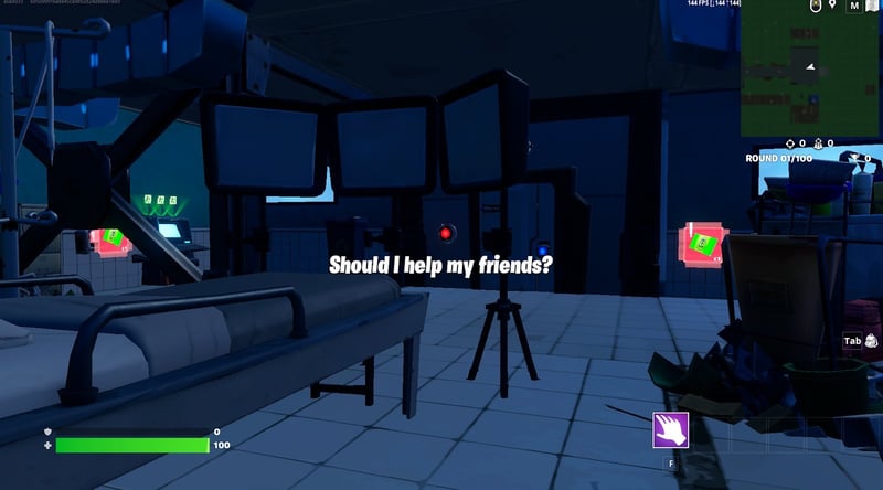 Five Nights At Freddy's Map in Fortnite 