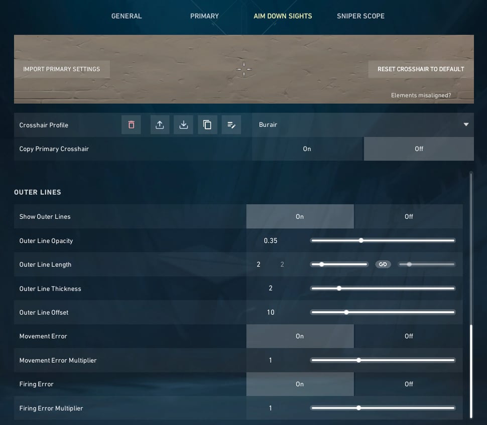 Crosshair Settings - Valorant Guide - IGN