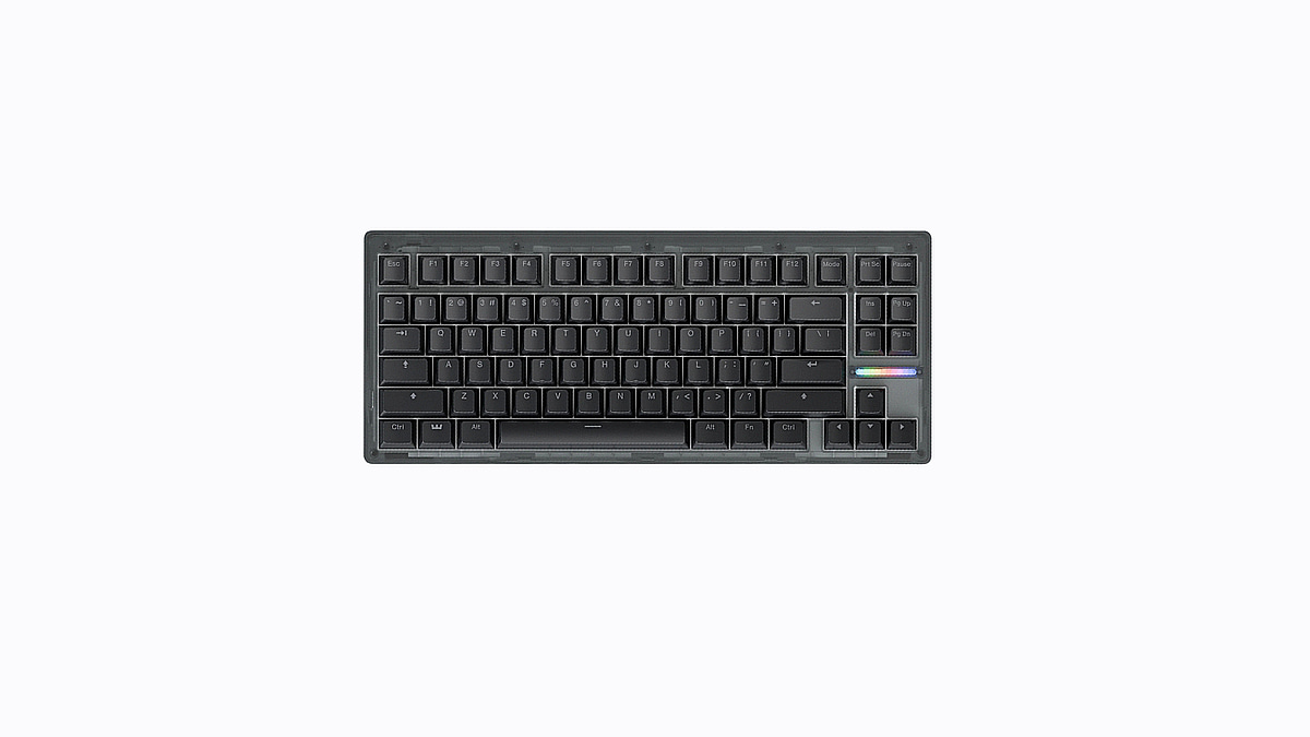 Wooting 80HE Zinc Alloy Lekker L45スイッチ付き