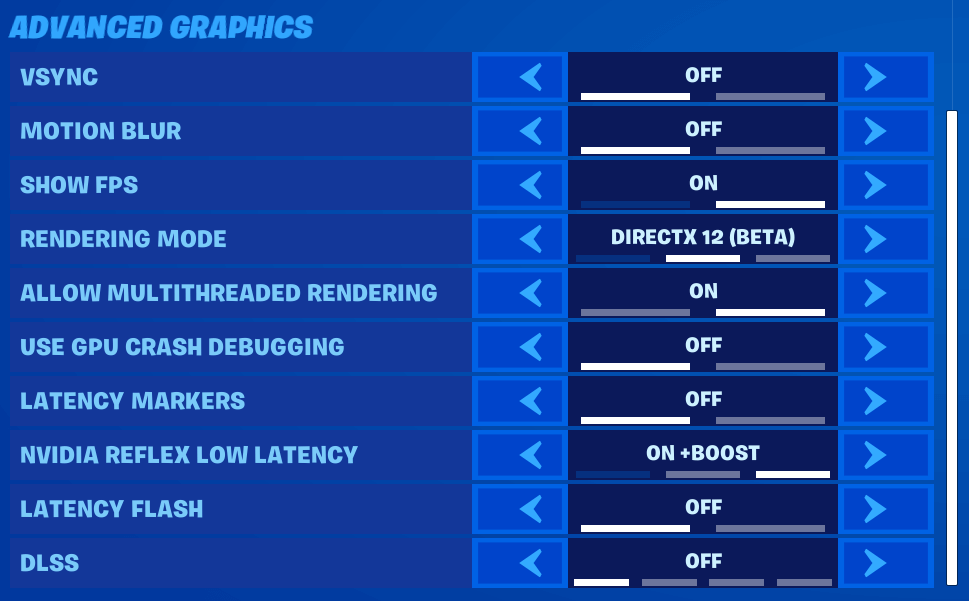 Fortnite Best Settings And Options Guide 158 Pro Players Oct 2023 1686