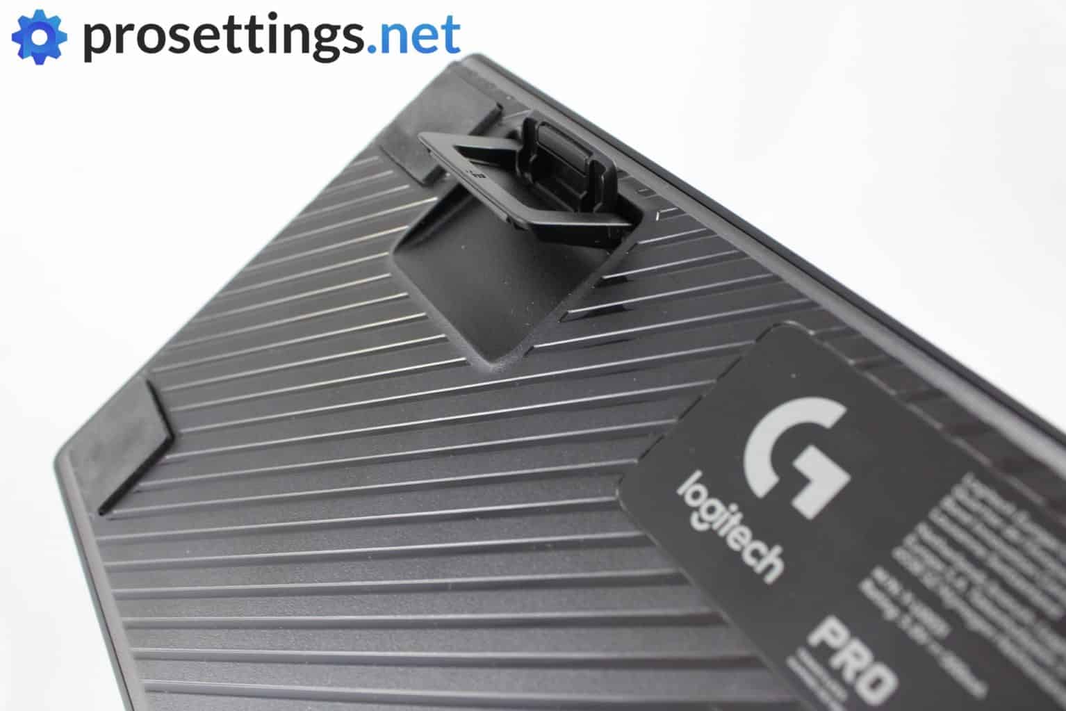 Logitech G Pro Mechanical Keyboard Review Bottom