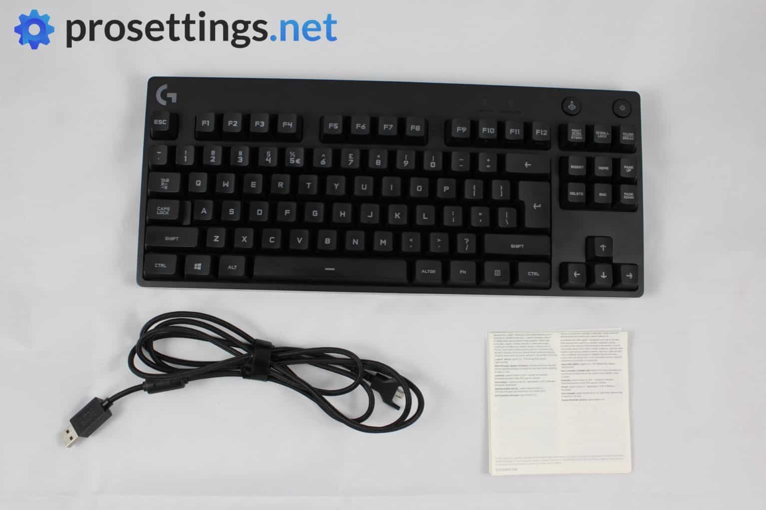 Logitech G Pro Mechanical Keyboard Review Packaging