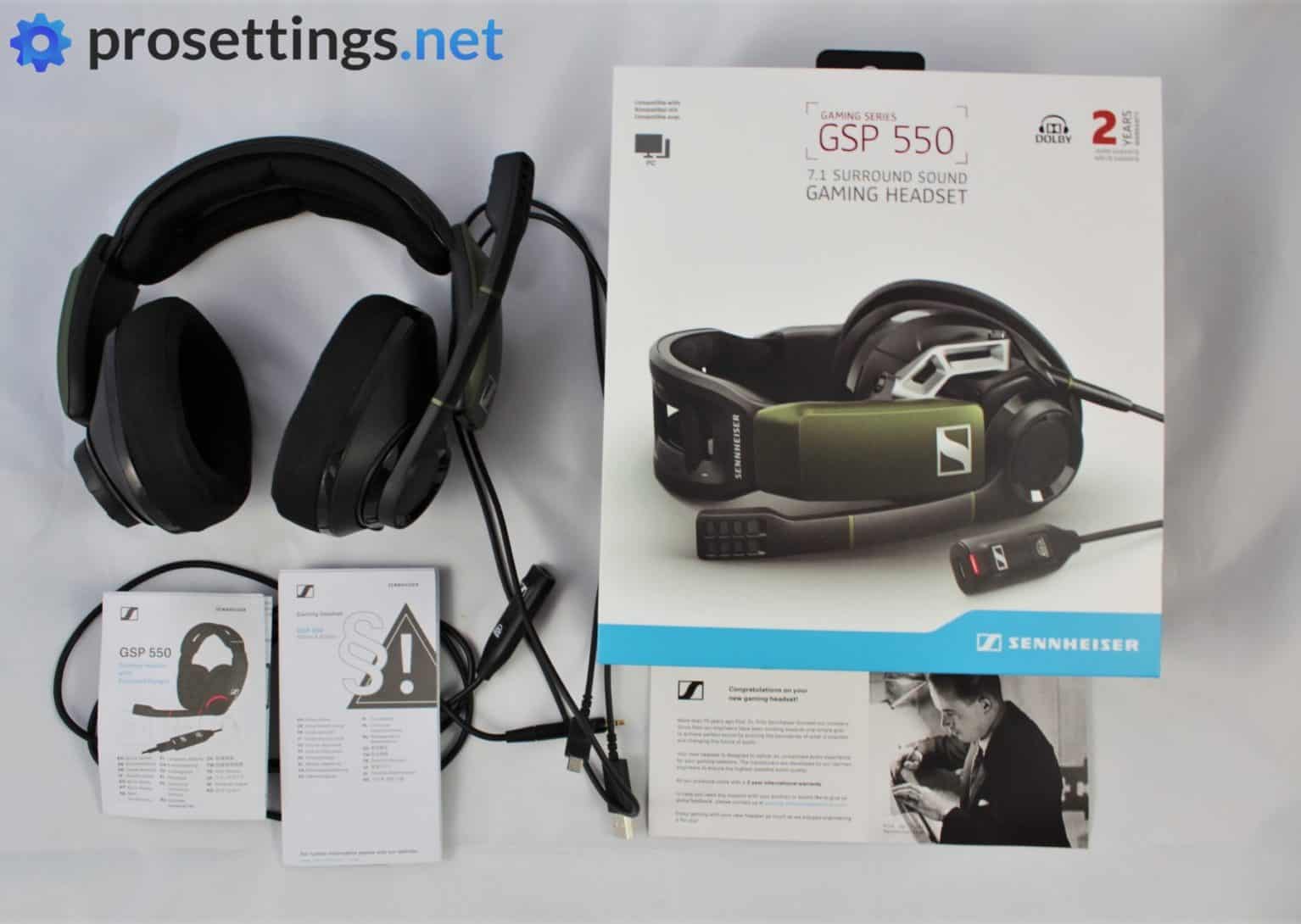 Sennheiser GSP 550 Headset Packaging
