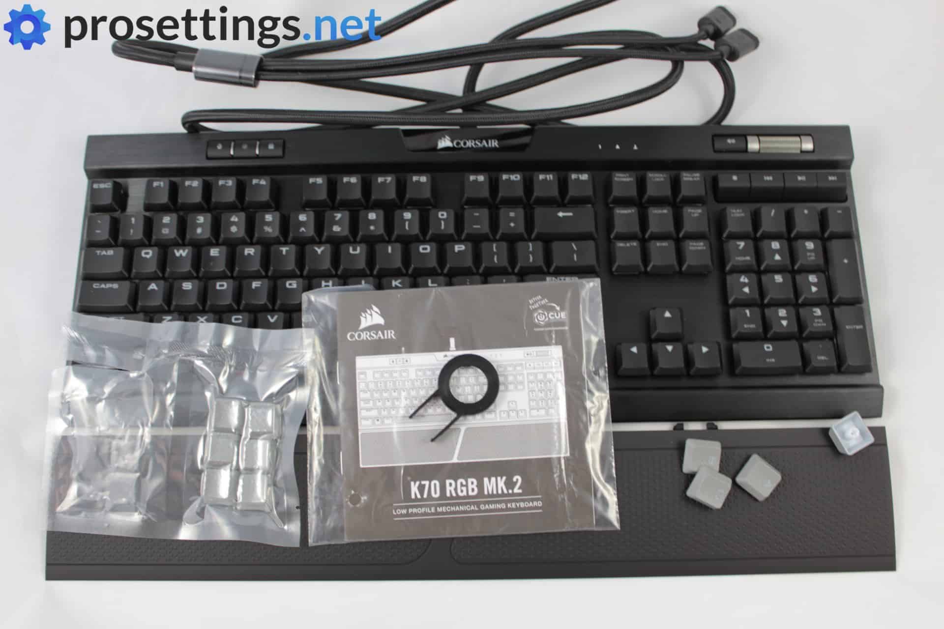 Corsair K70 RGB Mk.2 Low Profile Keyboard Review Packaging