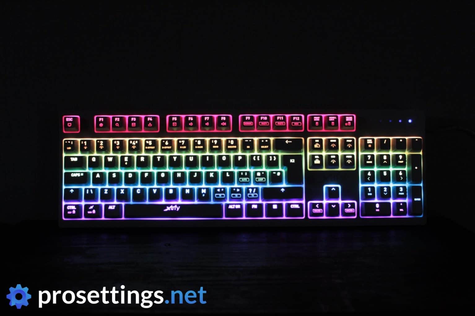 Xtrfy K2-RGB Keyboard Review Lighting