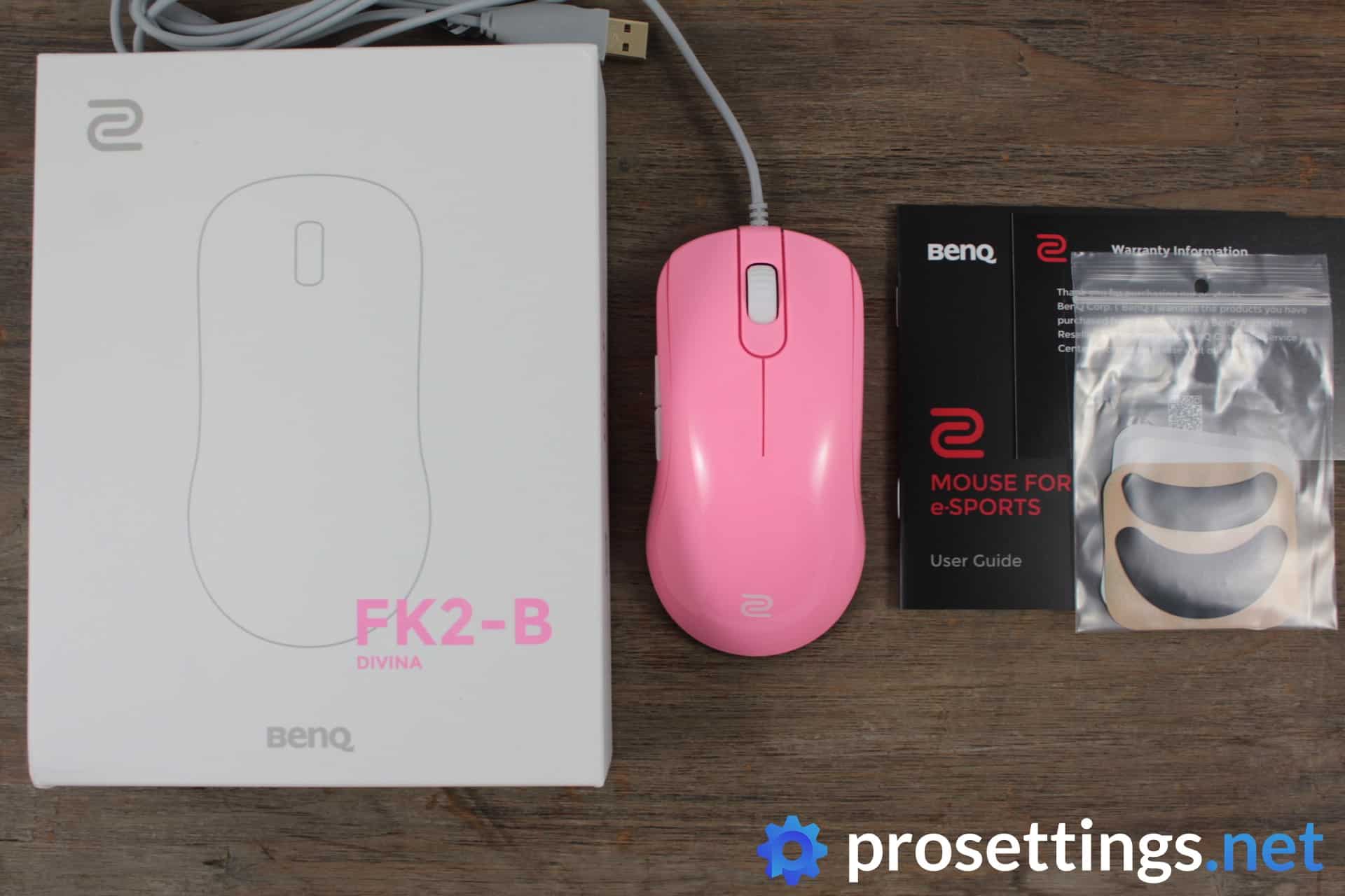 Zowie  FK2-B Divina Mouse Review Packaging