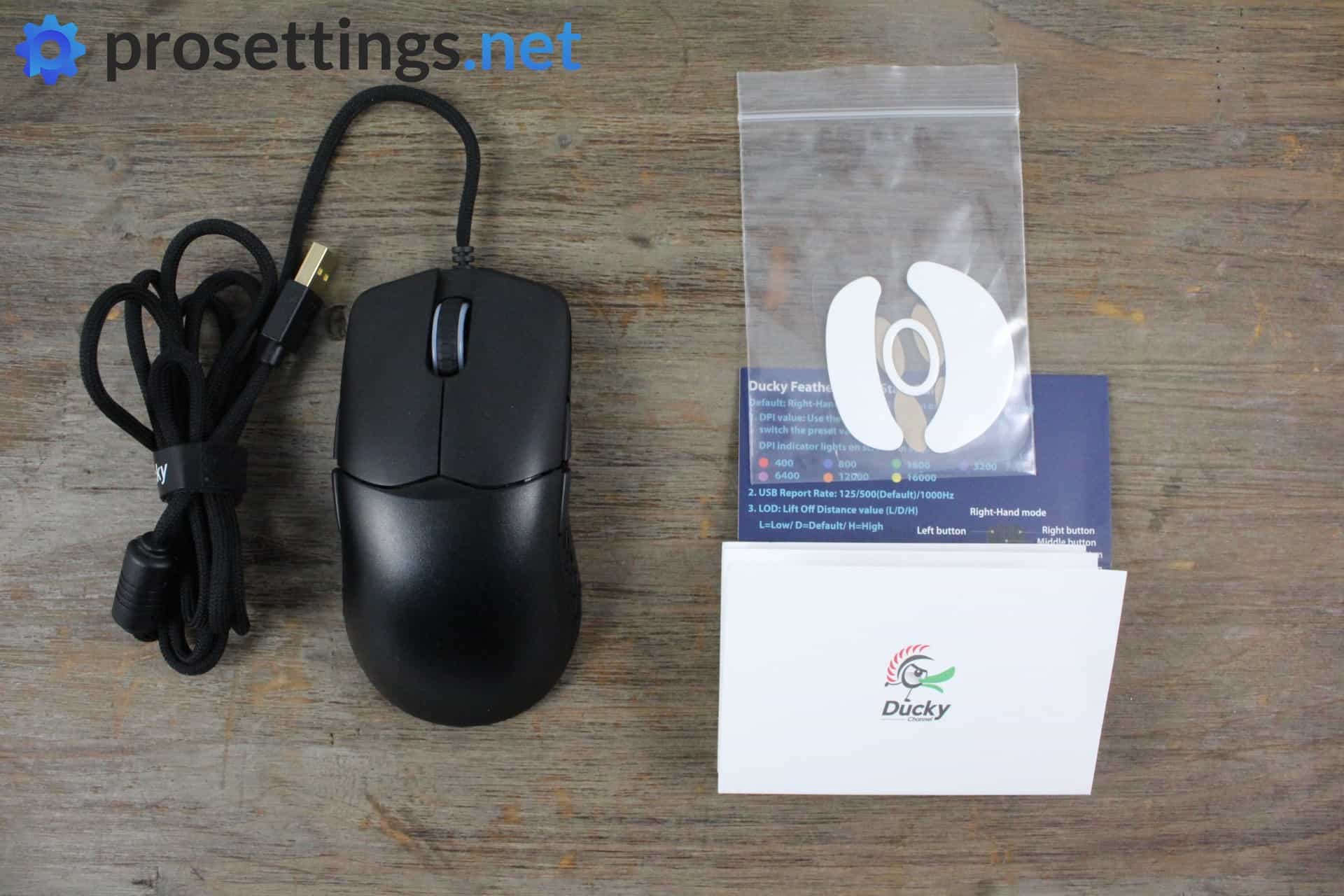 Ducky Feather Mouse Review Packaging