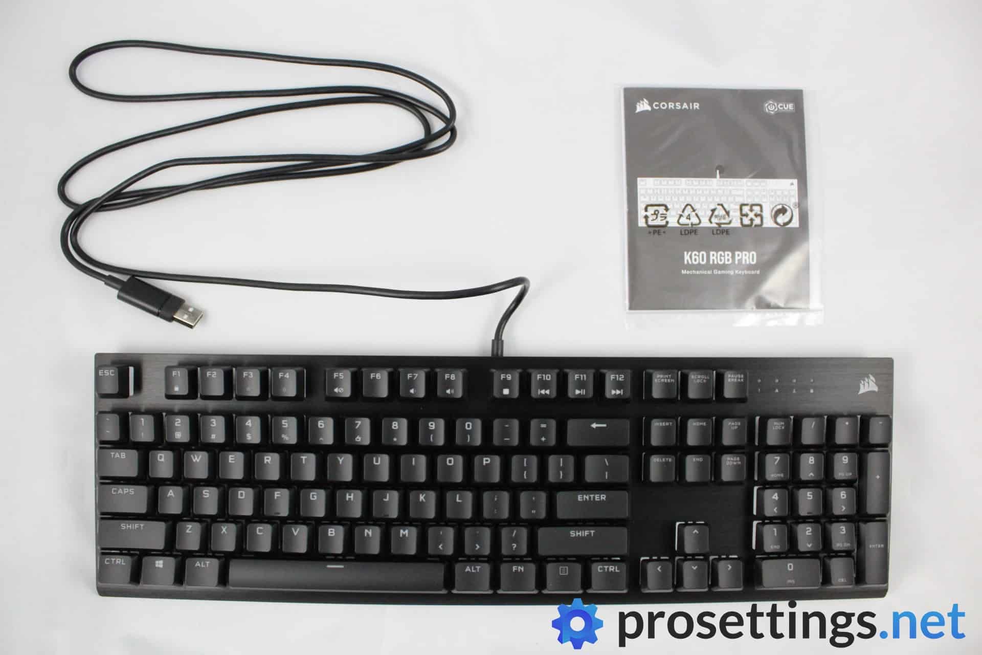 Corsair K60 RGB Pro Review Packaging
