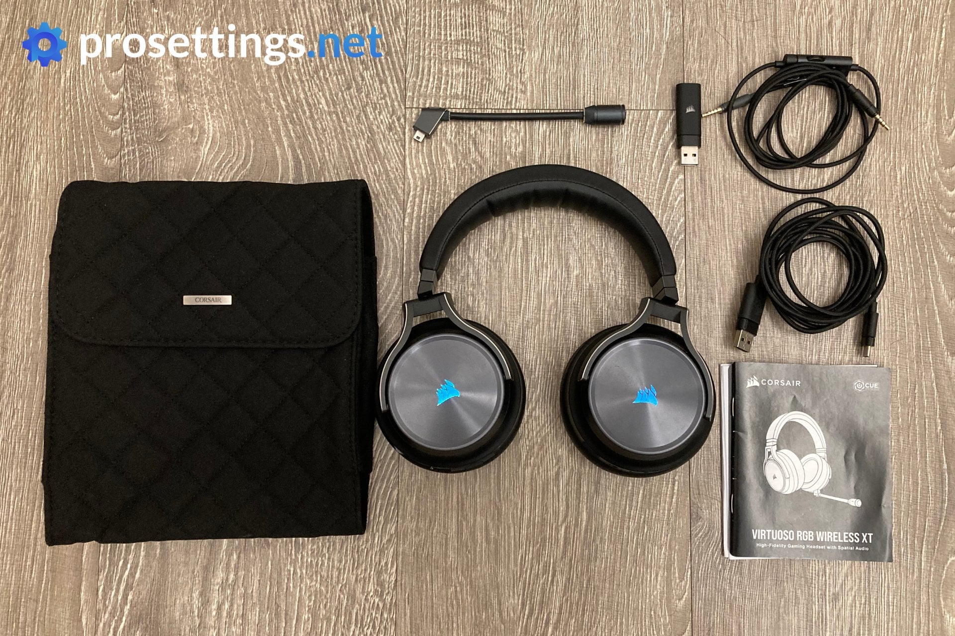 Corsair Virtuoso RGB Wireless XT review photos