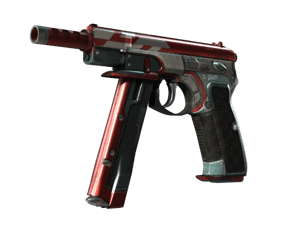 CZ75-Auto | Red Astor (Minimal Wear)