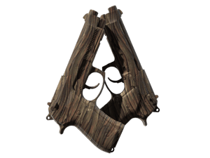 Dual Berettas | Drift Wood (Minimal Wear)