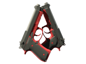 Dual Berettas | Panther (Minimal Wear)