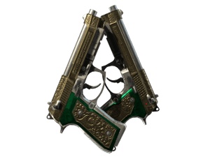 Dual Berettas | Royal Consorts (Battle-Scarred)