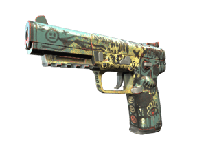 StatTrak™ Five-SeveN | Scrawl (Well-Worn)