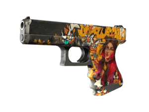 StatTrak™ Glock-18 | Bullet Queen (Battle-Scarred)