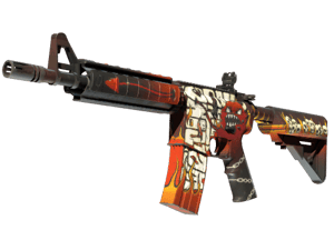 StatTrak™ M4A4 | Hellfire (Minimal Wear)