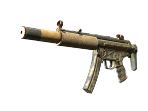 MP5-SD | Savannah Halftone (Battle-Scarred)