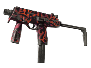 MP9 | Ruby Poison Dart (Well-Worn)
