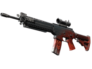 SG 553 | Darkwing (Battle-Scarred)