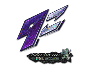 Sticker | 9z Team (Glitter) | Antwerp 2022