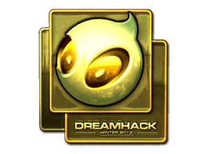 Sticker | Team Dignitas (Gold) | DreamHack 2014