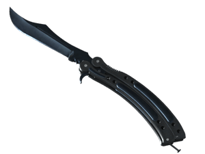★ Butterfly Knife | Blue Steel (Factory New)