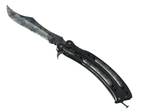 ★ Butterfly Knife | Stained (Battle-Scarred)