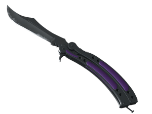 ★ Butterfly Knife | Ultraviolet (Field-Tested)