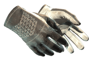 ★ Driver Gloves | Black Tie (Battle-Scarred)
