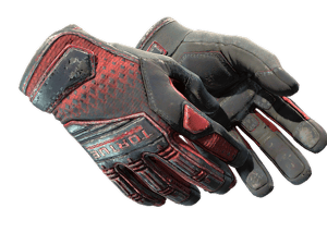 ★ Specialist Gloves | Crimson Kimono (Battle-Scarred)