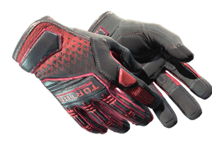 ★ Specialist Gloves | Crimson Kimono (Minimal Wear)